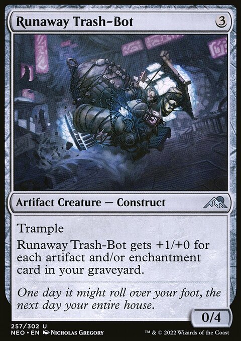 Runaway Trash-Bot [Kamigawa: Neon Dynasty]
