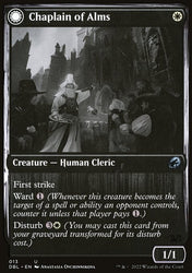Chaplain of Alms // Chapel Shieldgeist [Innistrad: Double Feature]