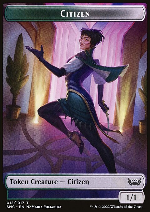 Citizen Token [Streets of New Capenna Tokens]