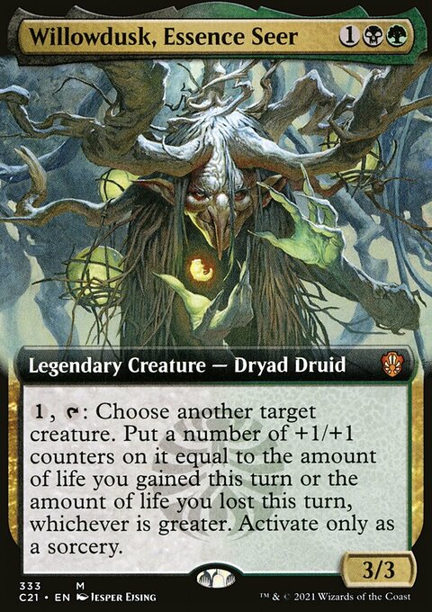 Willowdusk, Essence Seer (Extended Art) [Commander 2021]