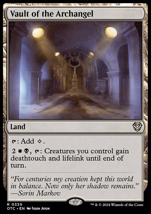 Vault of the Archangel [Outlaws of Thunder Junction Commander]