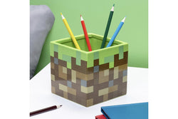 Minecraft Grass Block Pen and Plant Pot