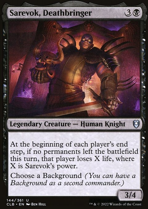 Sarevok, Deathbringer [Commander Legends: Battle for Baldur's Gate]