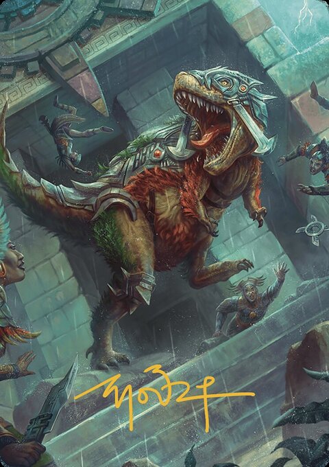 Carnage Tyrant Art Card [The Lost Caverns of Ixalan Art Series]