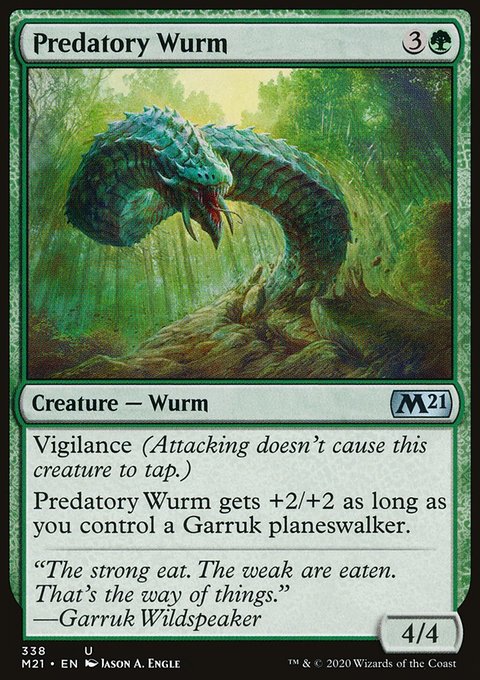 Predatory Wurm [Core Set 2021]