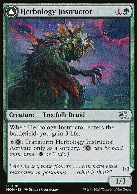 Herbology Instructor // Malady Invoker [March of the Machine]