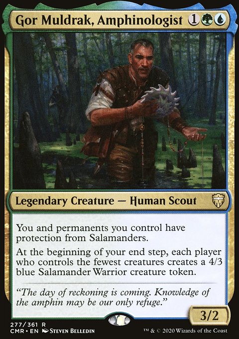 Gor Muldrak, Amphinologist [Commander Legends]