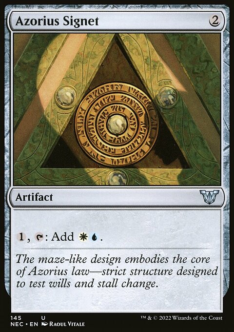 Azorius Signet [Kamigawa: Neon Dynasty Commander]