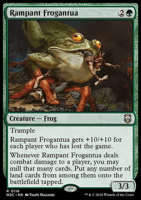 Rampant Frogantua [Modern Horizons 3 Commander]