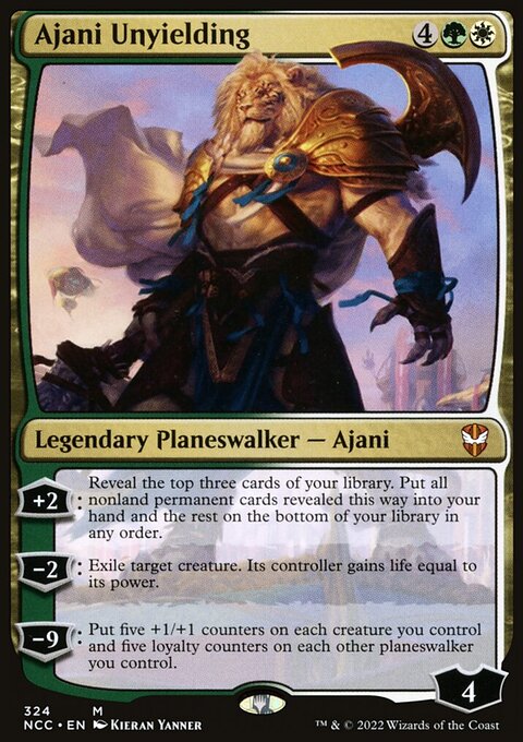 Ajani Unyielding [Streets of New Capenna Commander]