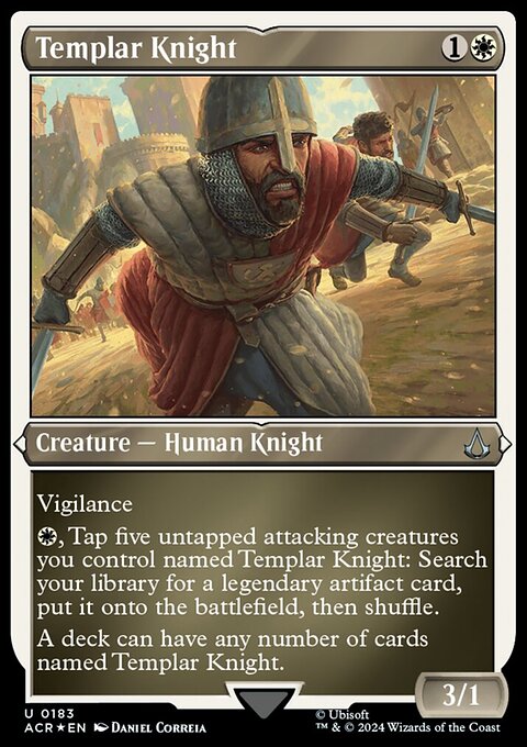 Templar Knight (Foil Etched) [Assassin's Creed]