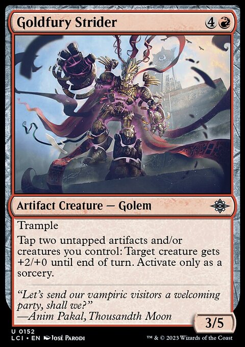 Goldfury Strider [The Lost Caverns of Ixalan]