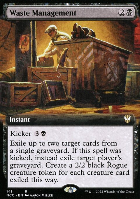 Waste Management (Extended Art) [Streets of New Capenna Commander]