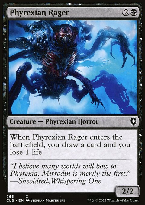 Phyrexian Rager [Commander Legends: Battle for Baldur's Gate]