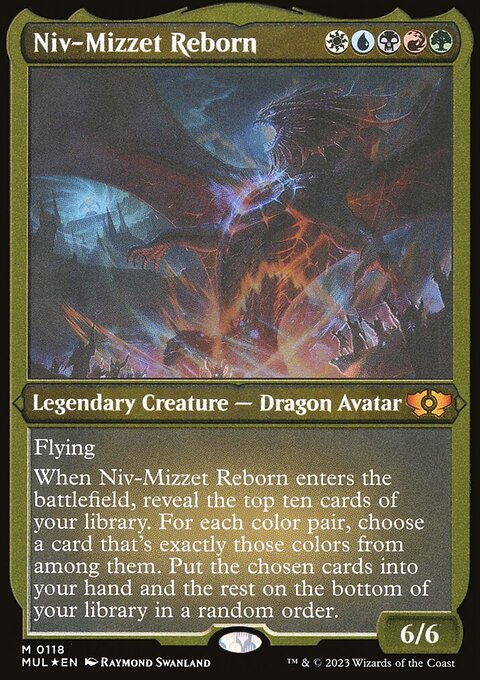 Niv-Mizzet Reborn (Foil Etched) [Multiverse Legends]
