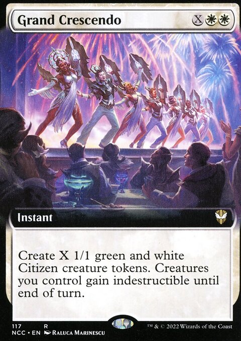 Grand Crescendo (Extended Art) [Streets of New Capenna Commander]
