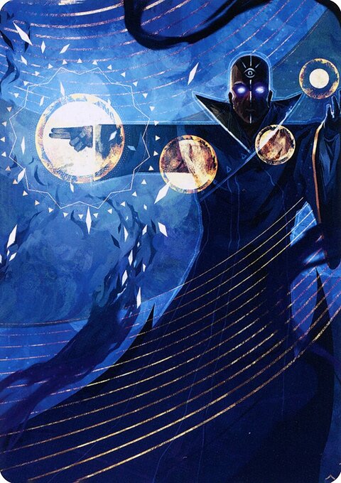 Negate Art Card (Gold-Stamped Signature) [Strixhaven: School of Mages Art Series]