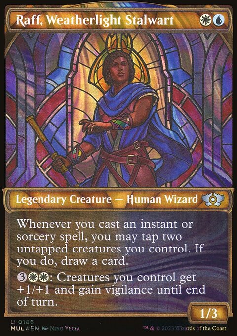 Raff, Weatherlight Stalwart (Halo Foil) [Multiverse Legends]