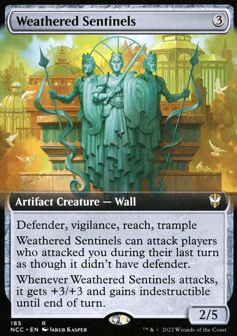 Weathered Sentinels (Extended Art) [Streets of New Capenna Commander]
