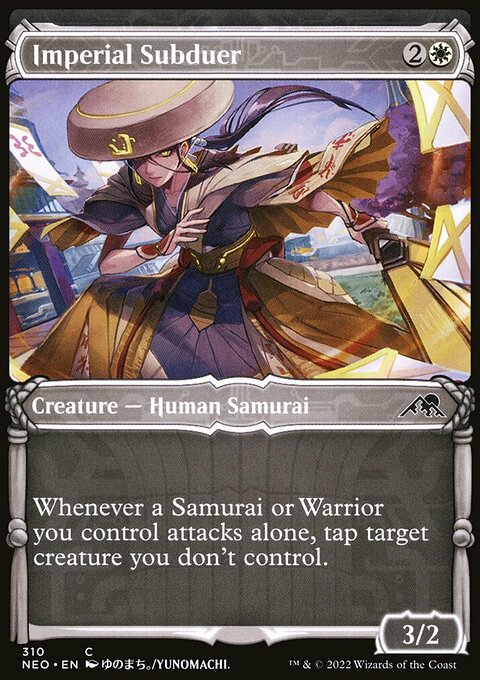 Imperial Subduer (Showcase Samurai) [Kamigawa: Neon Dynasty]
