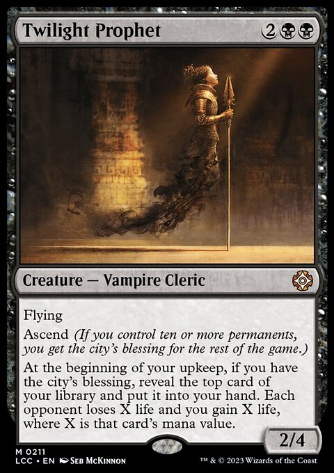 Twilight Prophet [The Lost Caverns of Ixalan Commander]