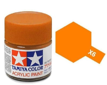 Tamiya X-6 Acrylic Mini Orange (Gloss)
