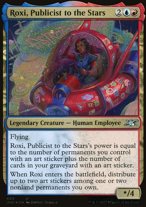 Roxi, Publicist to the Stars (Galaxy Foil) [Unfinity]