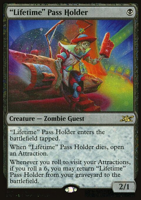 "Lifetime" Pass Holder (Galaxy Foil) [Unfinity]