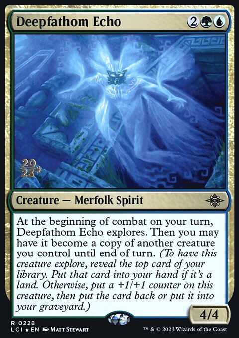 Deepfathom Echo [The Lost Caverns of Ixalan Prerelease Cards]