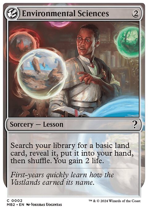 Environmental Sciences (White Border) [Mystery Booster 2]