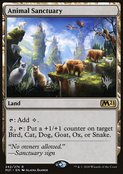 Animal Sanctuary (Promo Pack) [Core Set 2021 Promos]