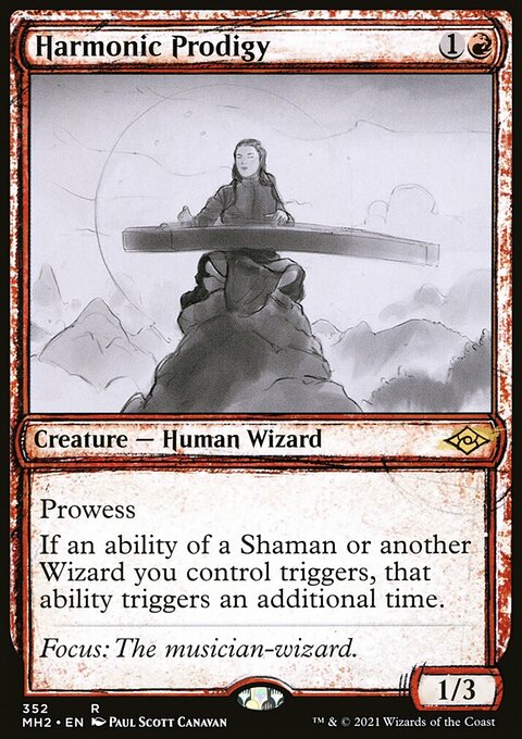 Harmonic Prodigy (Sketch) [Modern Horizons 2]
