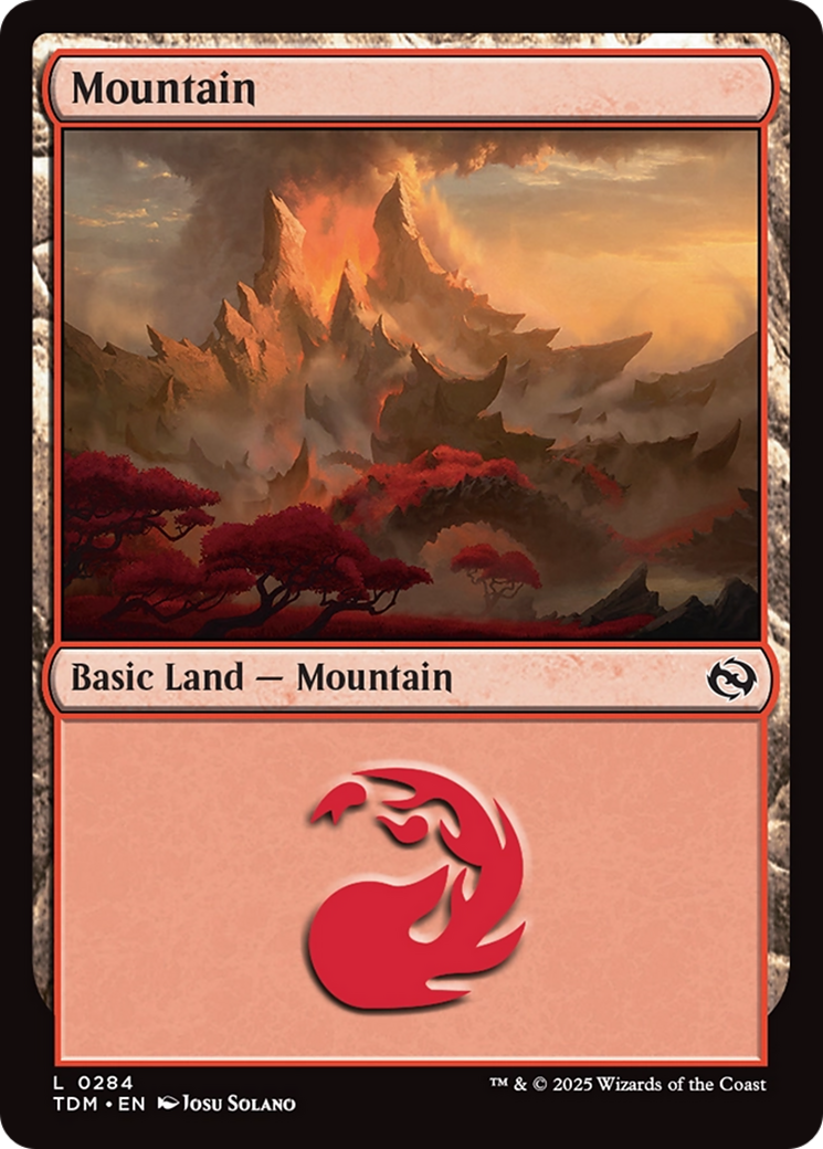 Mountain (0284) [Tarkir: Dragonstorm]