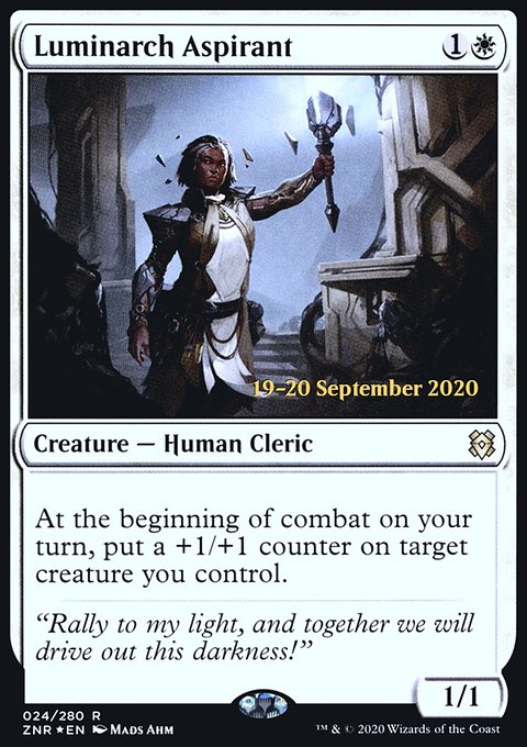 Luminarch Aspirant [Zendikar Rising Prerelease Promos]