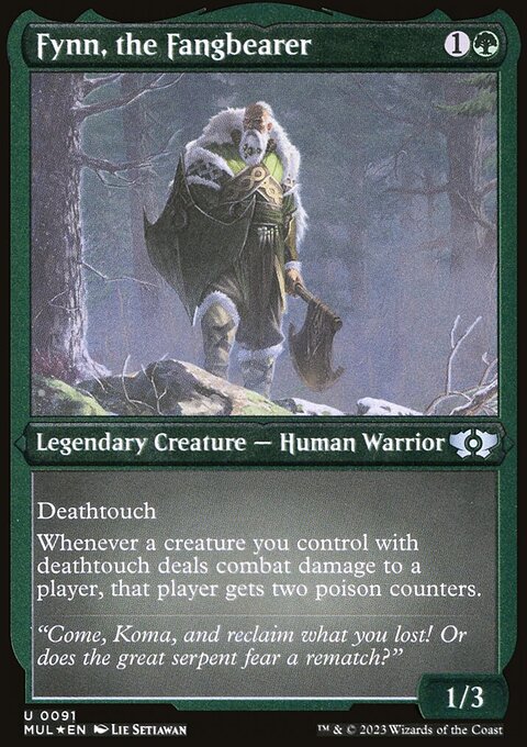 Fynn, the Fangbearer (Foil Etched) [Multiverse Legends]