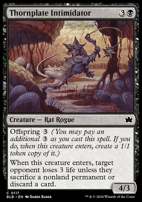 Thornplate Intimidator [Bloomburrow]