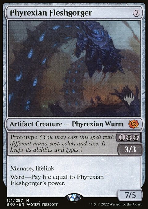 Phyrexian Fleshgorger [The Brothers' War Prerelease Promos]