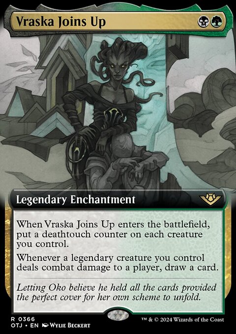 Vraska Joins Up (Extended Art) [Outlaws of Thunder Junction]