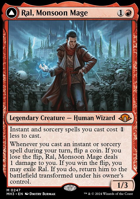 Ral, Monsoon Mage // Ral, Leyline Prodigy [Modern Horizons 3]