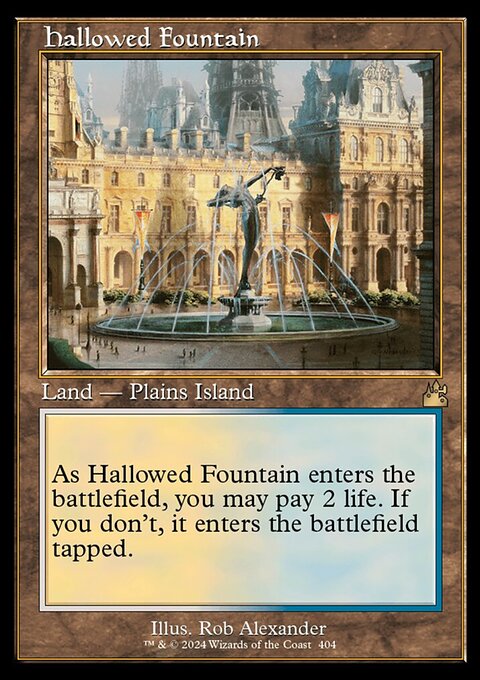 Hallowed Fountain (Retro) [Ravnica Remastered]