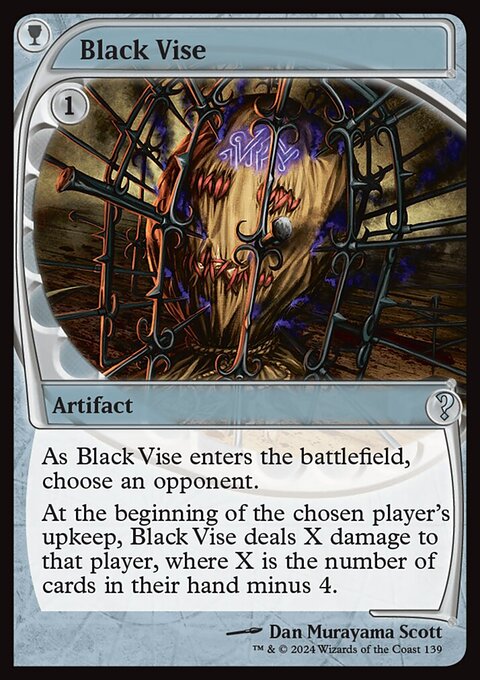 Black Vise (Future Sight) [Mystery Booster 2]