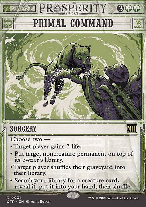 Primal Command [Outlaws of Thunder Junction: Breaking News]