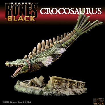 Reaper: Bones Black: Crocosaurus (Crocodile-Dragon)