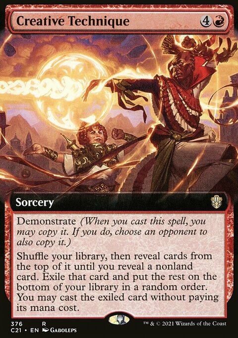 Creative Technique (Extended Art) [Commander 2021]