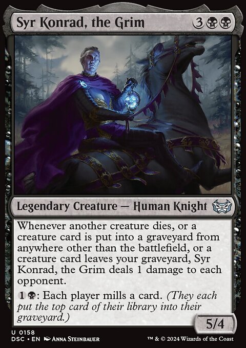 Syr Konrad, the Grim [Duskmourn: House of Horror Commander]
