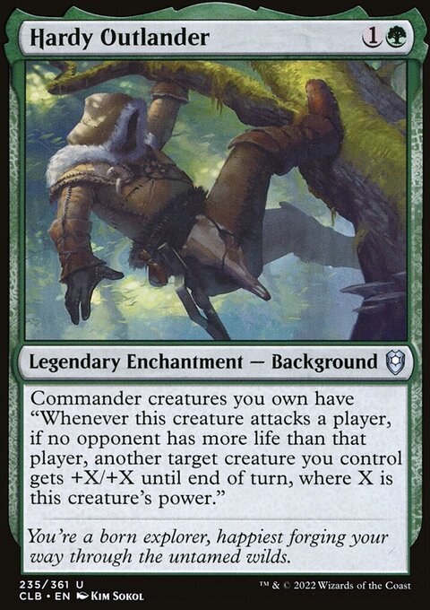 Hardy Outlander [Commander Legends: Battle for Baldur's Gate]