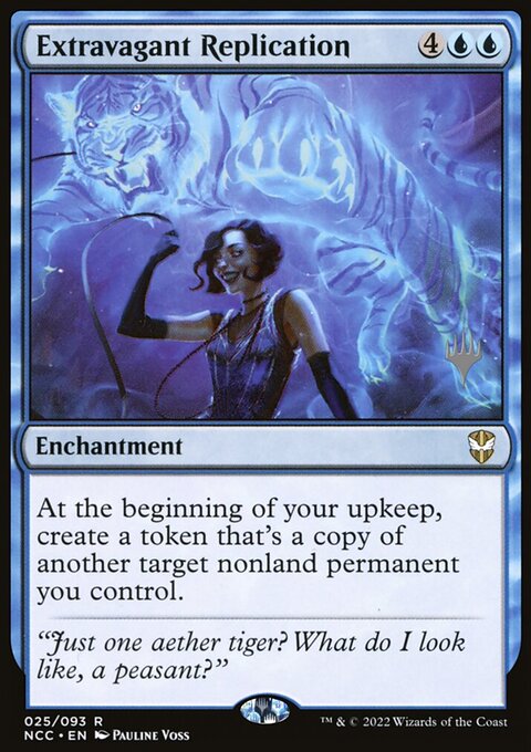 Extravagant Replication (Promo Pack) [Streets of New Capenna Commander Promos]