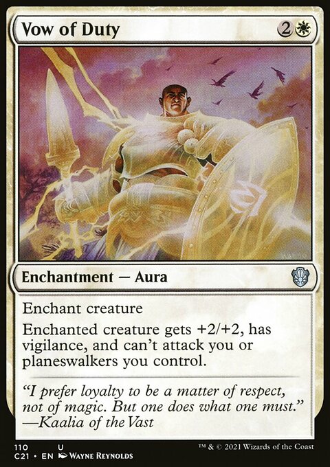 Vow of Duty [Commander 2021]