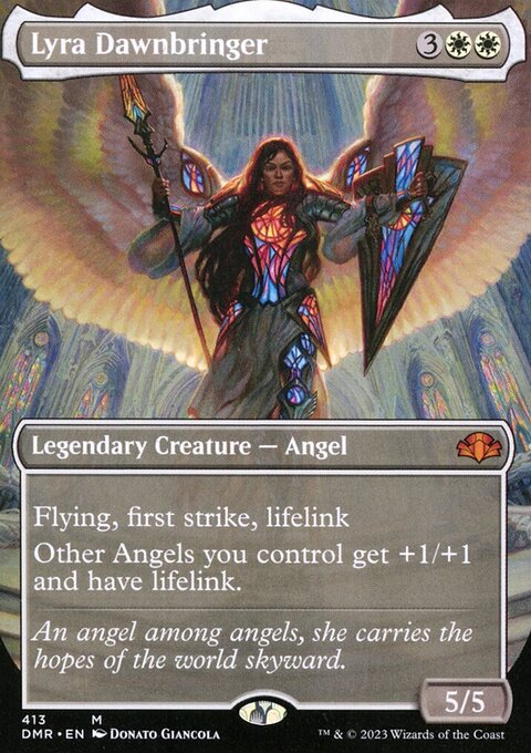 Lyra Dawnbringer (Borderless Alternate Art) [Dominaria Remastered]