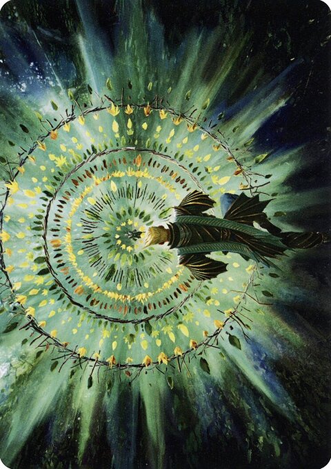 Verdant Mastery Art Card [Strixhaven: School of Mages Art Series]